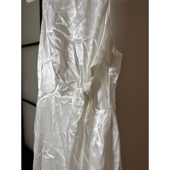 NWT For Love and Lemons Lucy Mini Dress in White Size Large - Picture 8 of 8